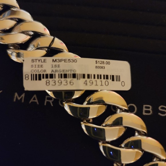Marc by Marc Jacobs Silver Tone Katie Logo Bracelet - Picture 10 of 11